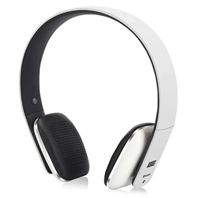 Immagine di August EP636W Cuffie Bluetooth Senza Fili NFC Over Ear, Microfono Intagrato e Batteria Ricaricabile, Compatibile con Smartphones, iPhone, iPad, PC, Tablet, Telefonini Bianco