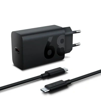Immagine di Lenovo Cavo di ricarica USB C da parete con adattatore, 68 W, 1,5 m, specifico per tablet