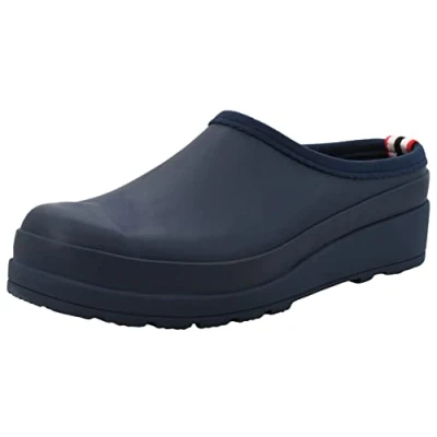 Immagine di Hunter Zoccoli da gioco originali donna, fodera in tessuto morbido, tomaia gomma resistente e frontale chiusa, Valtameri Blu, 40 EU