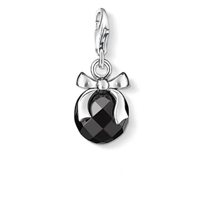 Immagine di Thomas Sabo Ciondolo da Donna, Argento 925, obsidian stone bow charm