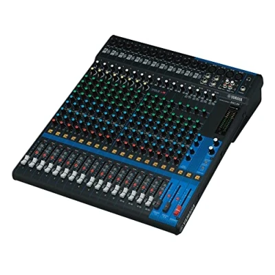 Immagine di Yamaha MG20 Mixer Audio Console di Mixaggio Compatta con 20 Canali d&#039;Ingresso e Preamplificatori Microfonici D PRE
