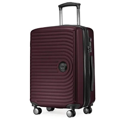 Immagine di HAUPTSTADTKOFFER Mitte Bagaglio a Mano 55x40x23, TSA, 4 Ruote, Valigia da Viaggio, Rigida, con Rotelle, Mano, Bordeaux