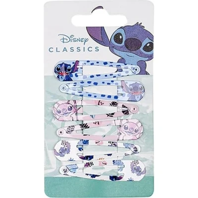 Immagine di Stitch, forcine per capelli, multicolore, realizzate con materiali resistenti, stampate stitch e angelo, prodotto originale progettato in Spagna
