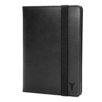 Immagine di TORRO Custodia Compatibile con iPad 9, 8 e 7 Gen 10.2&quot; Caso in Vera Pelle [Funzione di Supporto] [Auto Sveglia/Sonno] (Nero)
