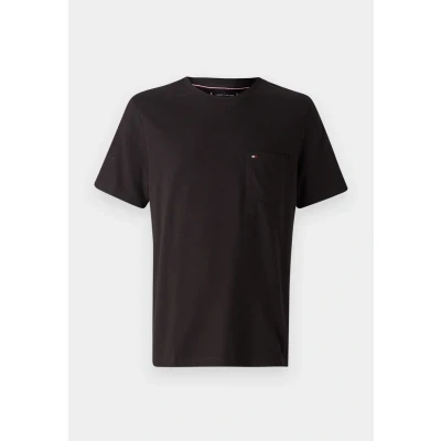 Immagine di Tommy Hilfiger Essential Solid Pocket TEE Tshirt basic, Uomo, Taglia: XS, Black
