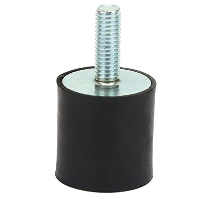 Immagine di Shock di gomma 4 pezzi M8 Isolatore in Supporti Anti vibrazione Silentblock Filettatura Ammortizzatore Bobine per barche auto(VD30*30 M8*23)
