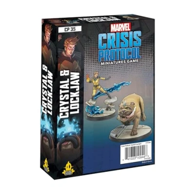 Immagine di Atomic Mass Games Marvel Crisis Protocol: Character Pack: Crystal and Lockjaw Miniature Game CP35en
