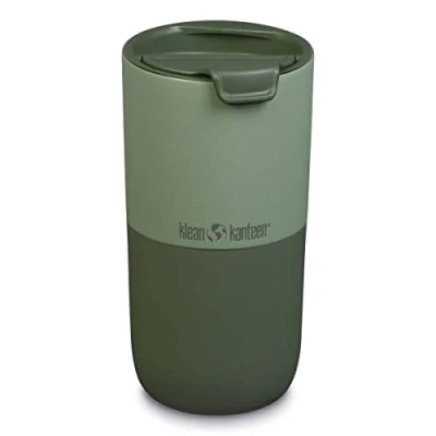 Immagine di Klean Kanteen Rise 1010208 Bicchiere con coperchio a ribalta, in acciaio INOX, 473 ml