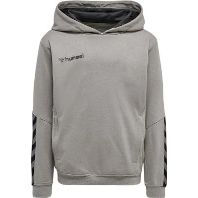 Immagine di Hummel Authentic Felpa con cappuccio Grey melange per bambini, Taglia: 176,