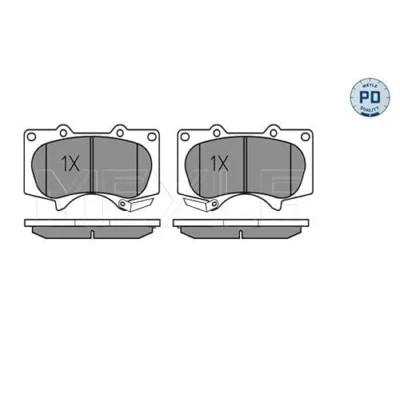 Immagine di MEYLE Kit pastiglie freno PD Quality Assale anteriore con segnalatore acustico usura lamierino anticigolío 025 240 2417/PD