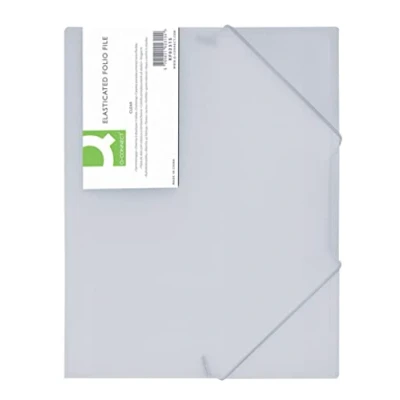 Immagine di Connect Folder Clip &amp; Elastic Frosted Transparent
