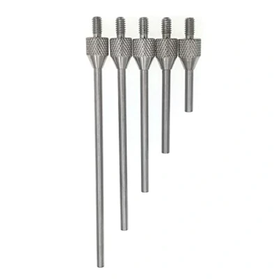 Immagine di SUXING Tastatori per comparatori, Tasti con filetto M2.5, Lunghezza 10/20/30/40/50mm, Ø 2 mm mm，Puntalino piatto