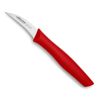 Immagine di Arcos Serie Nova Spelucchino Coltello per sbucciare Lama Acciaio Inossidabile Nitrum 60 mm Manico Polipropilene Colore Rosso