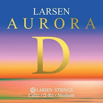 Immagine di LARSEN STRINGS Corde per violoncello Aurora D 4/4 Medio