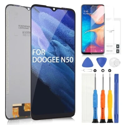 Immagine di ARSSLY per Doogee N50 LCD Display, Schermo Touchscreen Digitazer Assembly Sostituzione con Riparazione Kit