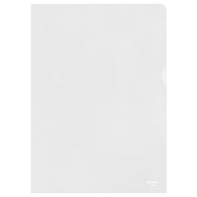 Immagine di Esselte Buste L Deluxe, in PPL Antiriflesso, per Archiviare e Conservare Documenti Formato A4, Confezione da 100 Buste, 54832