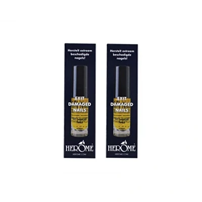 Immagine di Herome 2 Pack Stop alle unghie danneggiate Ripara le (soprattutto dopo artificiali, mangiucchiate o l&#039;uso di farmaci) (Exit Damaged Nails) * 7ml.