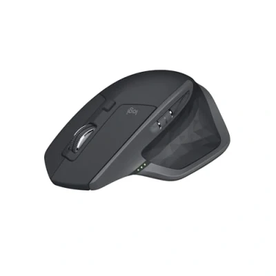 Immagine di Logitech MX Master 2S Mouse Wireless, Multidispositivo, Bluetooth o 2.4 GHz Wireless con Ricevitore USB Unifying, 4000 DPI su Ogni Superficie, 7 Pulsanti, Ricaricabile, PC/Mac/Laptop/iPadOS, Nero