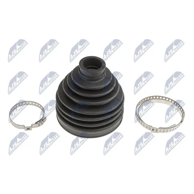 Immagine di NTY NOP 023 Soffietto Assale anteriore con morsetti VOLKSWAGEN: Transporter 4 Bus, 4, Passat B5 GP Variant, AUDI: A4 Avant, 80 B4 Sedan