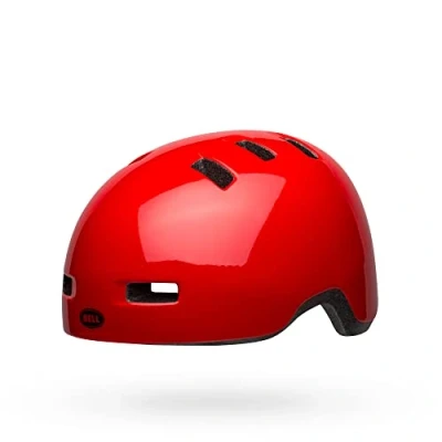 Immagine di BELL Lil Squartatore, Casco Gioventù Unisex, Rosso Lucido Solido, Unisize 45 51cm