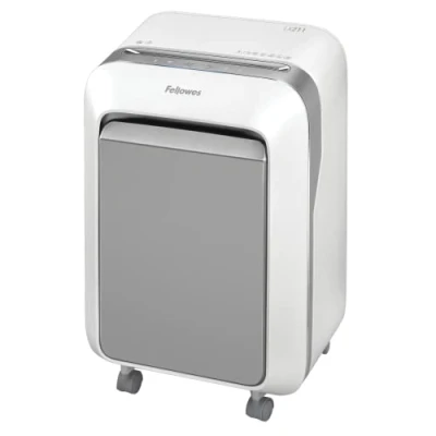 Immagine di Fellowes distruggi documenti a microframmento LX211, 16 fogli, per piccolo ufficio, da 1 3 utenti, distruggidocumenti con tecnologia Intellibar, 100% anti inceppamento e Safesense, bianco