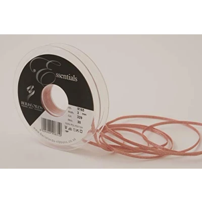 Immagine di Berisfords Lame Nastro in poliestere, 3 mm x 20 m, colore: oro rosa