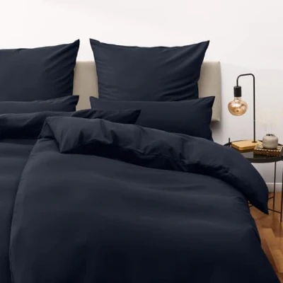 Immagine di Blumtal Copripiumino Singolo 135x200 e Federa 50x80 Set di Lenzuola in microfibra extra morbida certificata Oeko Tex, con 1 2 pezzi Blu Oceano
