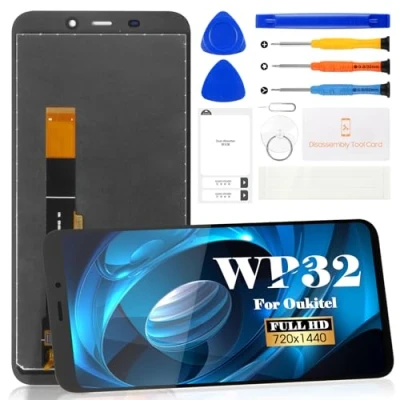 Immagine di Kit di riparazione per display LCD Oukitel WP32 Sostituzione Touch Digitizer Assembly (nero, senza cornice)