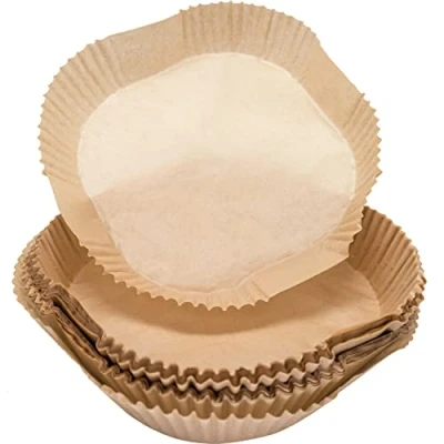 Immagine di Vassoio di carta per friggitrice ad aria, Air Fryer, 100 pezzi, antiaderente, usa e getta