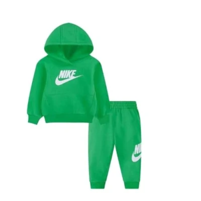 Immagine di NIKE TUTA COMPOSTA DA FELPA E PANTALONE CON CAPPUCCIO TASCHE A MARSUPIO LOGO RICAMATO GIROVITA REGOLABILE CORDINO ORLO ELASTICO rosso U1