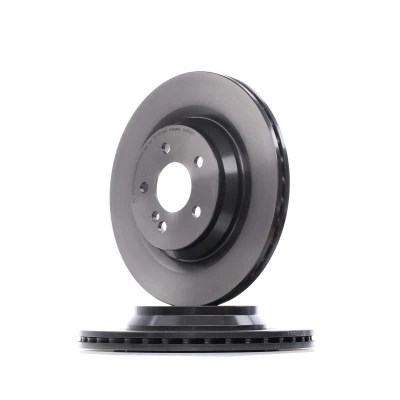 Immagine di BREMBO COATED DISC LINE 09.A818.11 Disco freno 320 24 5 ventilazione interna rivestito ad alto tenore di carbonio con bulloni/viti