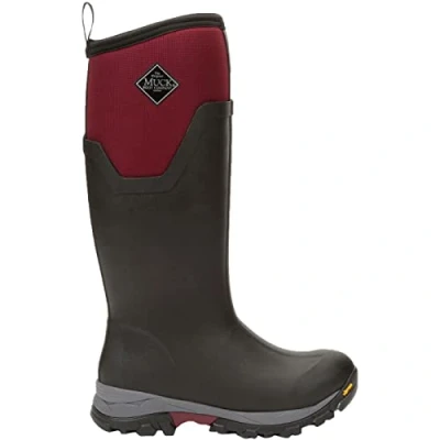 Immagine di Muck Boots Arctic Ice Alto Agat, Stivali in Gomma Donna, Nero Maroon, 40 EU