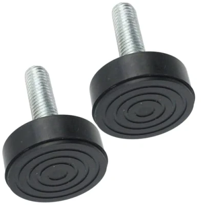 Immagine di SPARES2GO Piedino Universale Regolabile per Frigorifero E Congelatore con Vite (confezione da 2, filettatura 8 mm)