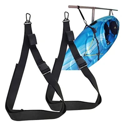 Immagine di Kayak Parete/Soffitto Appeso Cinghia di Immagazzinaggio Nylon Hoist Sling per Garage Interno/Esterno &amp; SUP Paddle Board Storage Organizzare