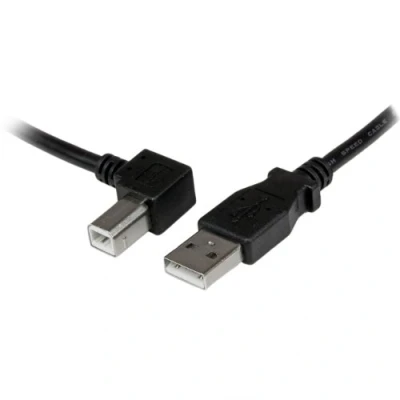 Immagine di StarTech.com Cavo USB 2.0 a B con angolare sinistro 2 m, M/M (USBAB2ML)