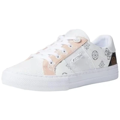 Immagine di GUESS Loven, Scarpe da Ginnastica Donna, Bianco Rosa 680, 38 EU