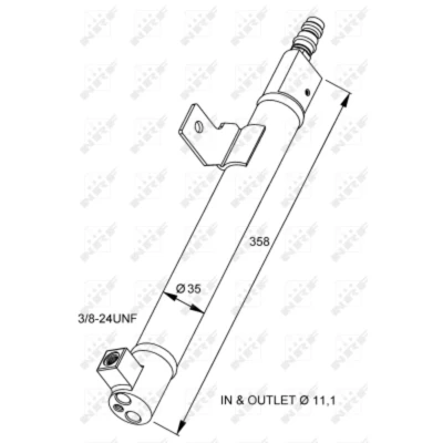 Immagine di NRF 33281 Essiccatore Climatizzatore Alluminio VOLVO: V70 2, S60 I