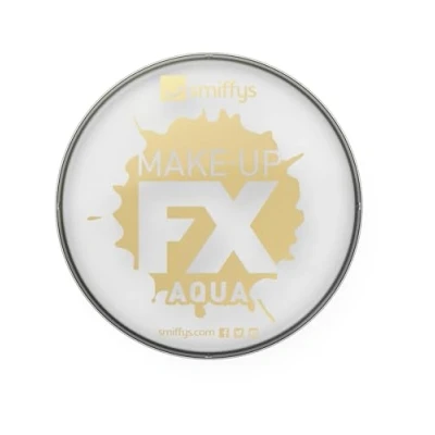 Immagine di SMIFFYS Make Up della Smiffy FX, acqua Viso e Body Paint, bianco, a base d&#039;acqua, 16ml