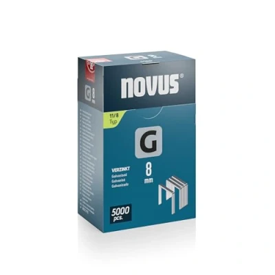 Immagine di Graffette tipo 11 5000 pz. Novus 042 0766 Dimensioni (L x L) 8 mm 10.6