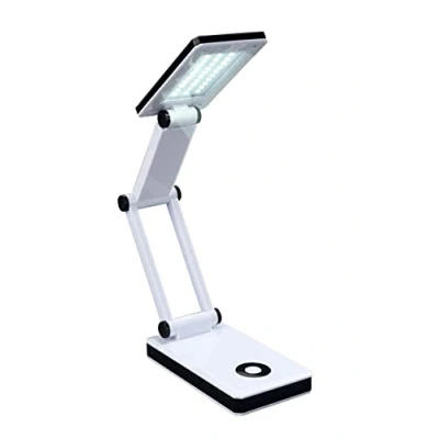 Immagine di Maximex Lampada a LED pieghevole, in plastica (ABS), 12,8 x 4,2 7,2 cm, colore bianco
