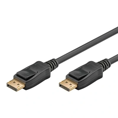 Immagine di goobay 64863 cavo DisplayPort 2.1, risoluzione 8K a 60 Hz, di collegamento per PC da gioco, PS5, schermato, 2 m
