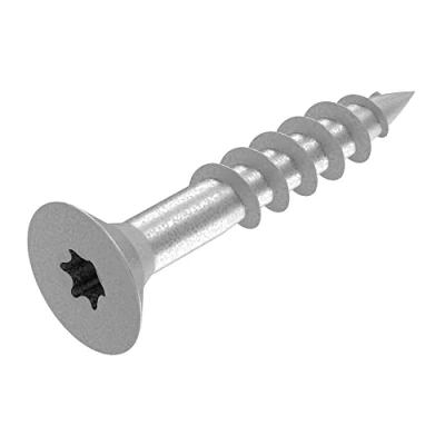 Immagine di SECCARO viti per truciolato 5 x 30 mm, in acciaio inox V2A VA A2, legno con filettatura parziale, TX/esagono incassato, 250 pezzi