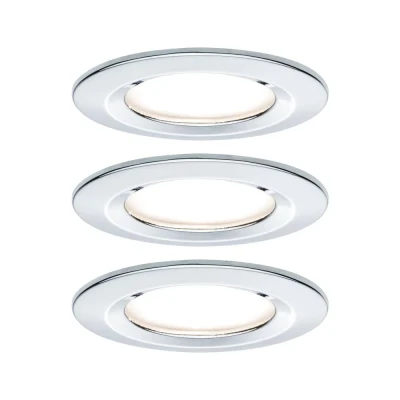 Immagine di Paulmann Nova Lampada da incasso per bagno Kit 3 6.5 W Cromo (lucido)