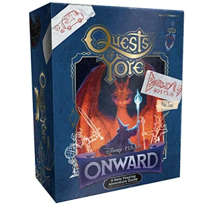 Immagine di The OP , Disney Pixar Onwards: Quests of Yore Barley&#039;s Edition Board Game 2 5 Players Ages 8+ 60+ Min Play Time