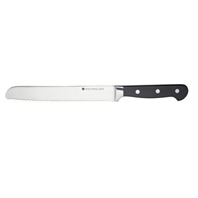 Immagine di MasterClass Tipless Coltello per Pane con Punta Arrotondata, Acciaio Inossidabile, 20 cm