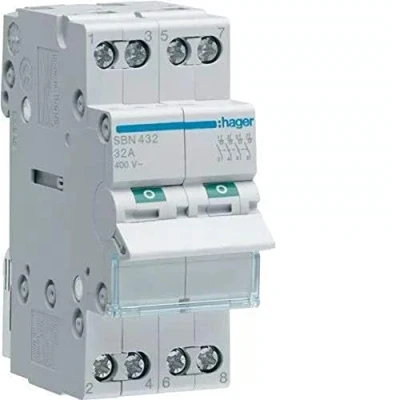 Immagine di Interruptor modular, 4 polos, 32A