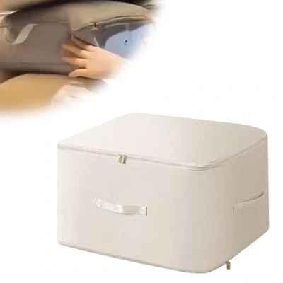 Immagine di Vordpe Organizer autocompressivo salvaspazio ultra salvaspazio, ultima borsa comprimibile, custodia, adatta per vestiti, piumini, trapunte (XL Albicocca)