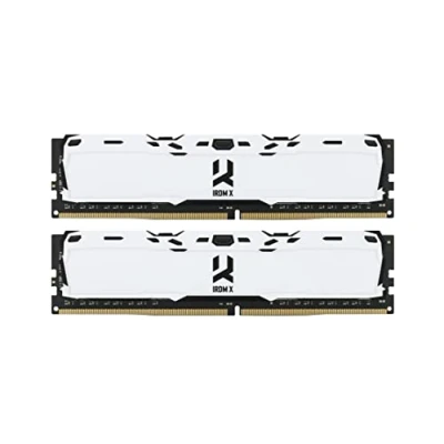 Immagine di MEMORIA GOODRAM IRDM X DDR4 16GB 2X8GB 3200MHZ CL16 DIMM BLANCO