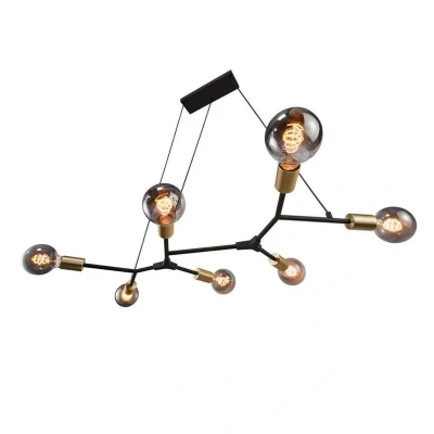 Immagine di Nordlux Lampada a sospensione Josefine in nero, 7 luci