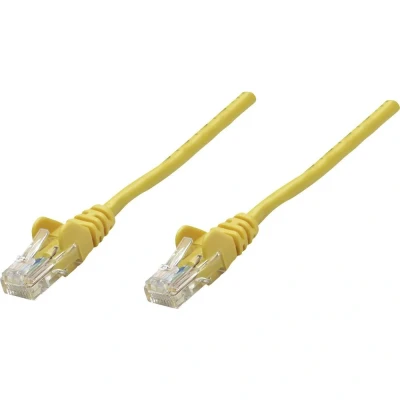 Immagine di Intellinet 319850 RJ45 cavo di rete, patch CAT 5e U/UTP 5.00 m Giallo 1 pz.